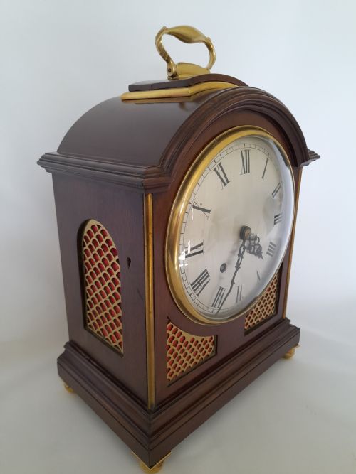 fig 2. Mahogany Padtop Bracket/Mantel Clock