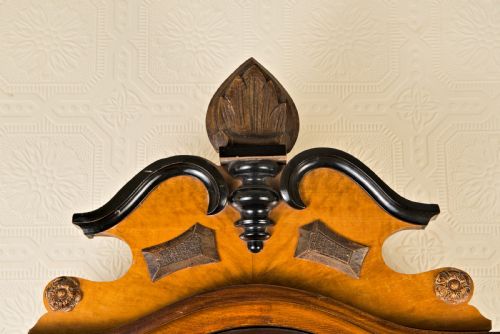 fig 2. Serpentine Fronted, Double Weight, Vienna Wall Clock