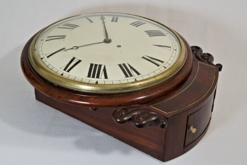 OUTSTANDING FUSEE WALL CLOCK - ADDITIONAL PHOTO 2