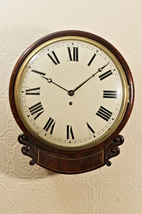 OUTSTANDING FUSEE WALL CLOCK - ADDITIONAL PHOTO 13