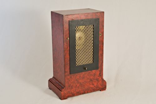 FAUX TORTOISESHELL MANTELBRACKET CLOCK - ADDITIONAL PHOTO 5