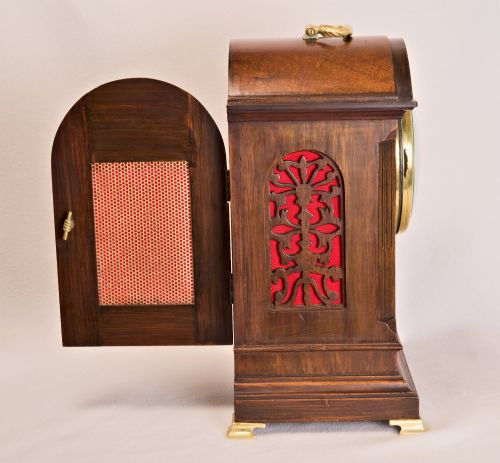 QUALITY EDWARDIAN MANTEL CLOCK - ADDITIONAL PHOTO 4