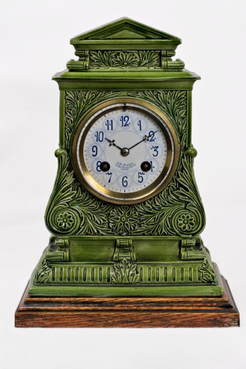 Museum Quality Royal Doulton - J.w. Benson Mantel Clock