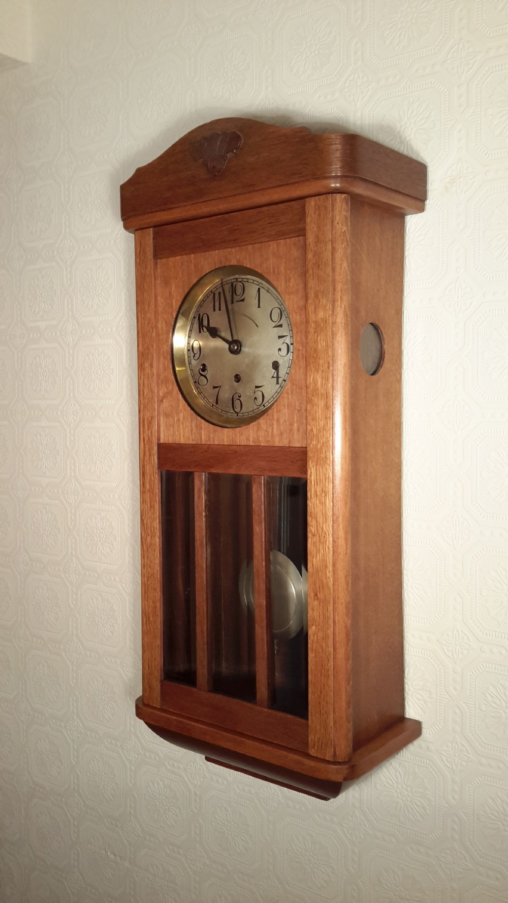 Arts & Crafts Westminster Chime Wall Clock