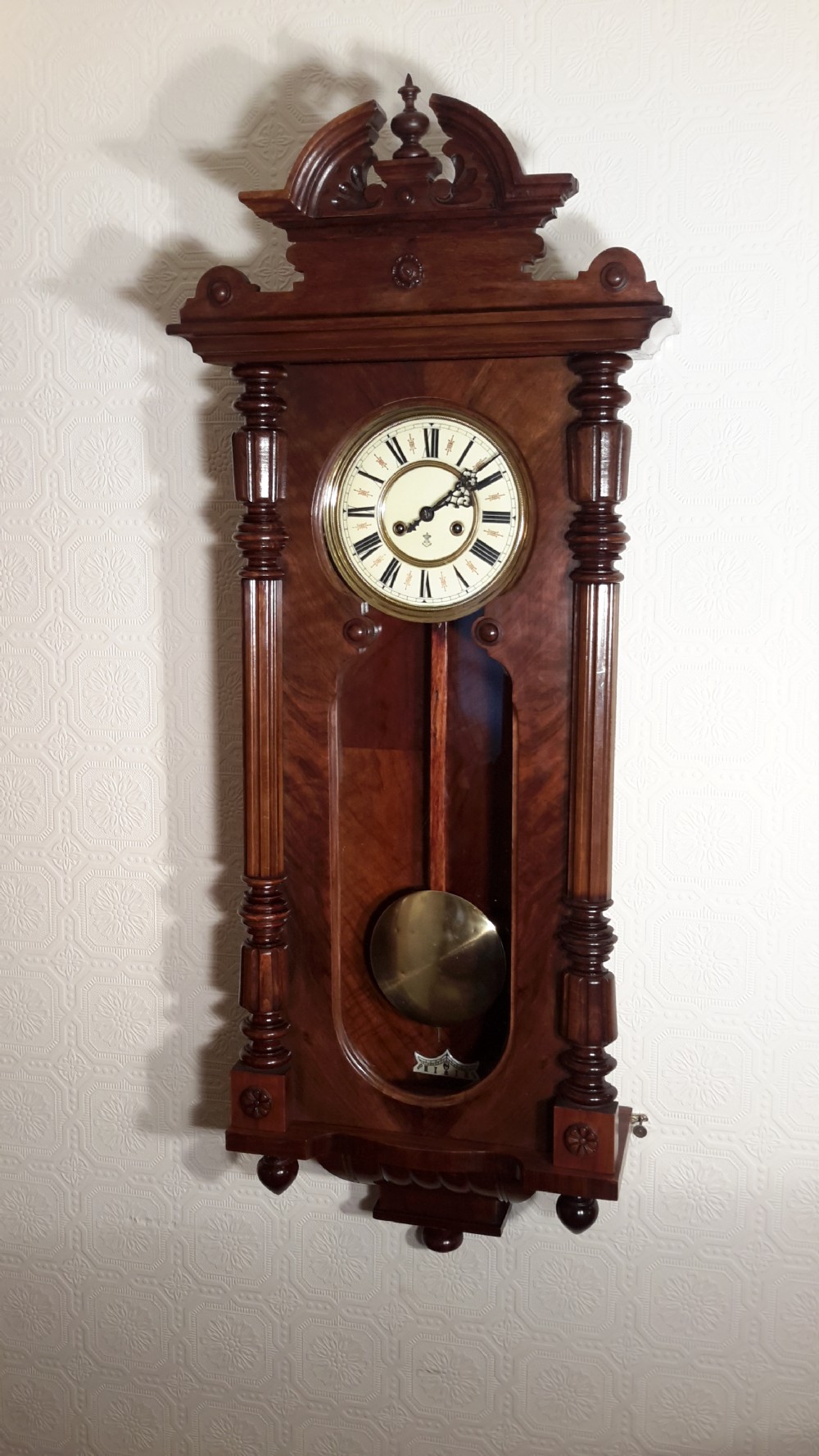 Gustav Becker Vienna Wall Clock