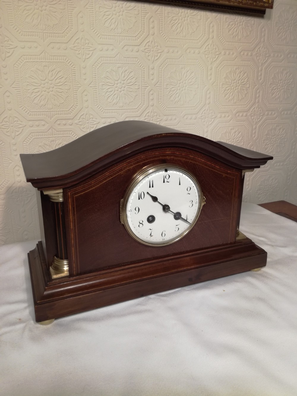 Edwardian Striking Mantel, Table Clock View V
