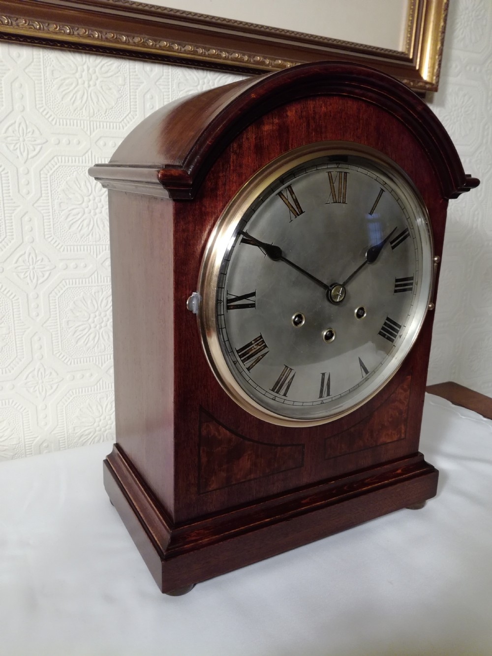 Gustav Becker Westminster-Chime Bracket/MantelClock. View VII