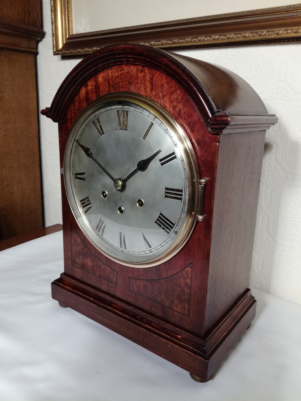Gustav Becker Westminster-Chime Bracket/MantelClock. View VIII