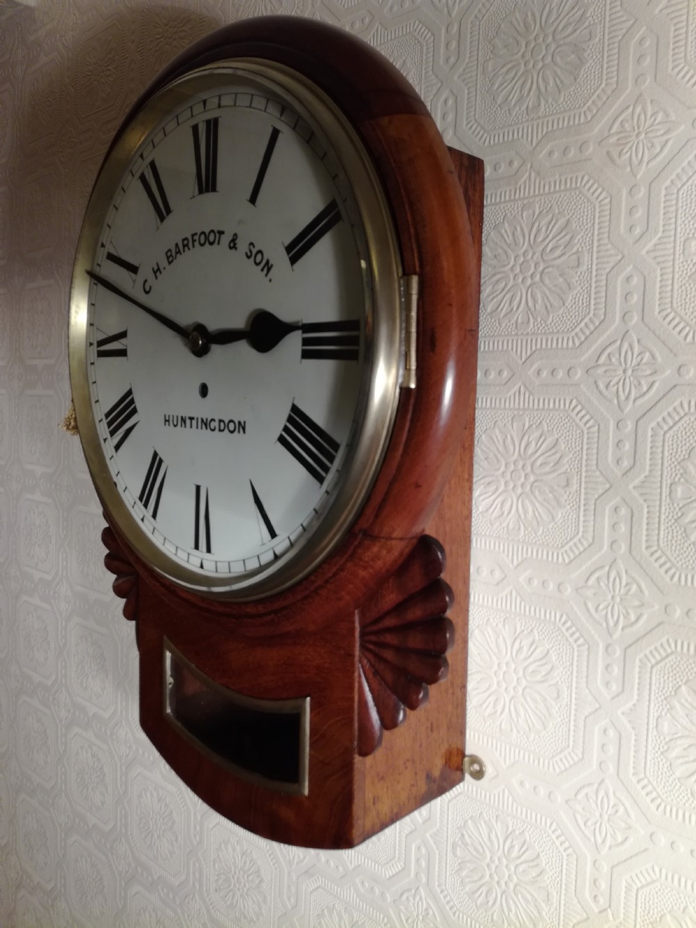 High Quality Dropdial Fusee Wall Clock