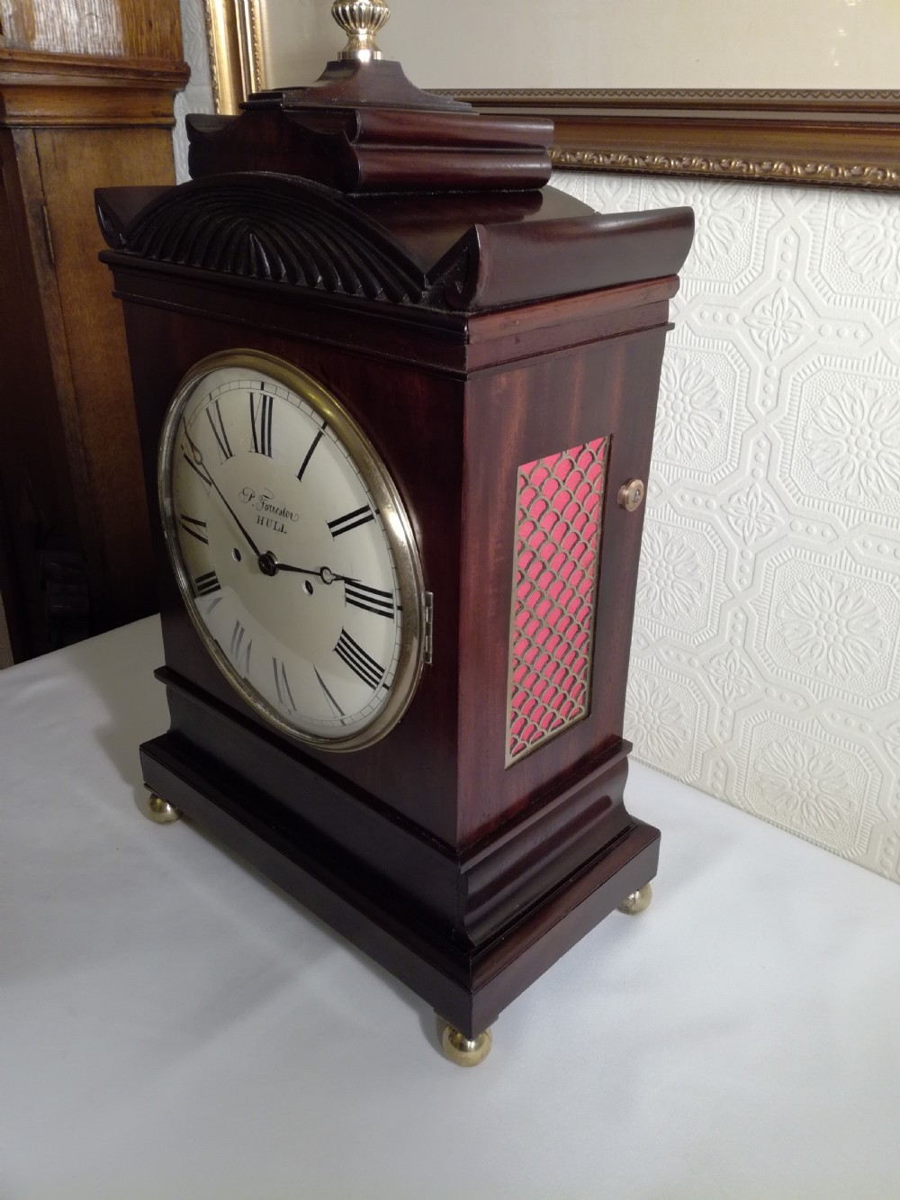 Outstanding Twin-Fusee Bracket/Mantel Clock View II