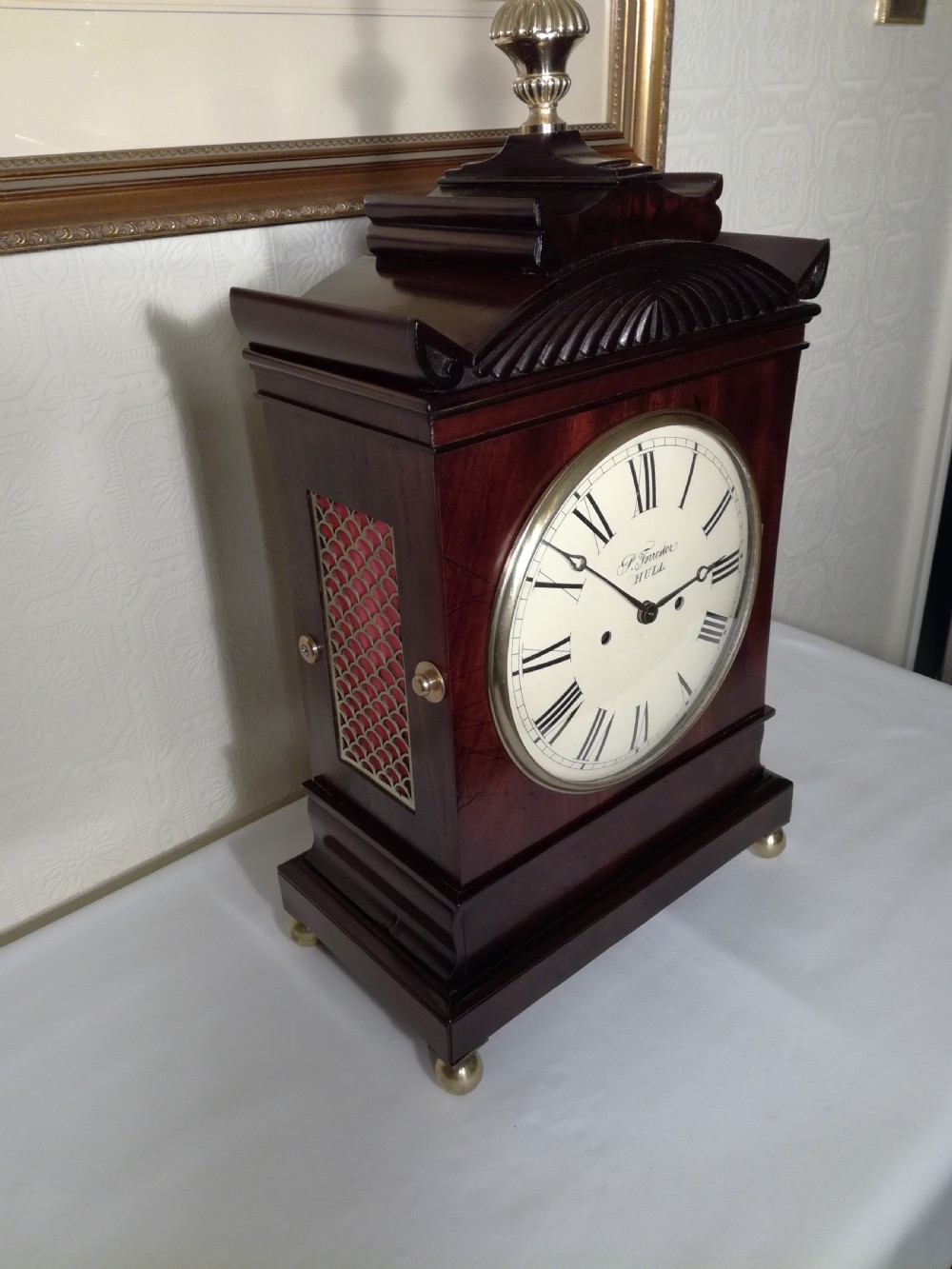 Outstanding Twin-Fusee Bracket/Mantel Clock View III
