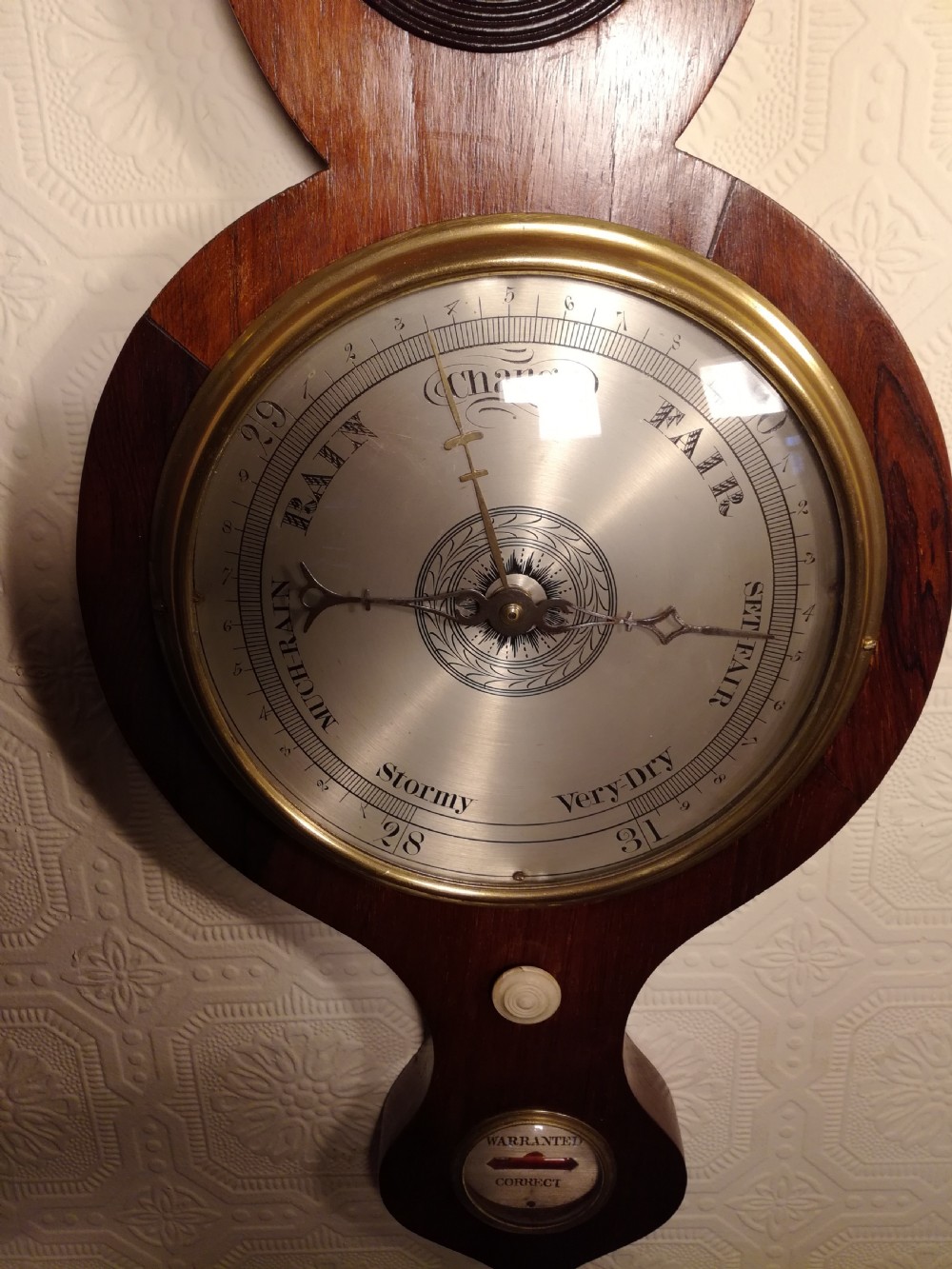 Victorian Mercury Barometer View V