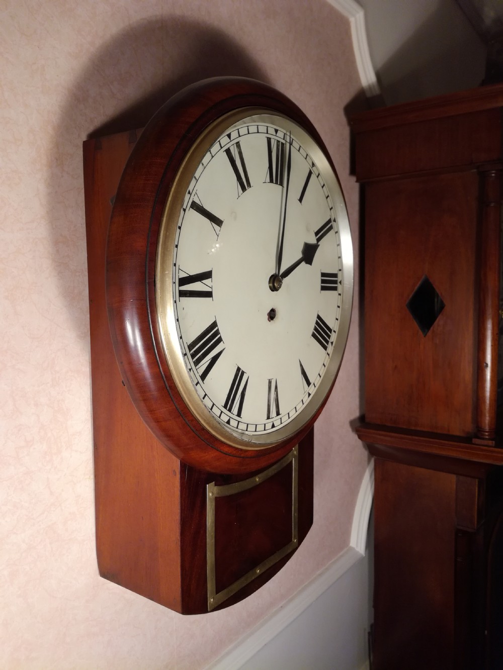High Quality Fusee Drop-Dial Wall Clock