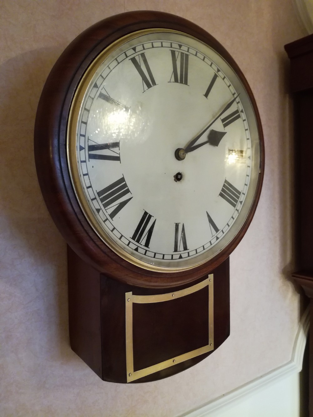 High Quality Fusee Drop-Dial Wall Clock View V