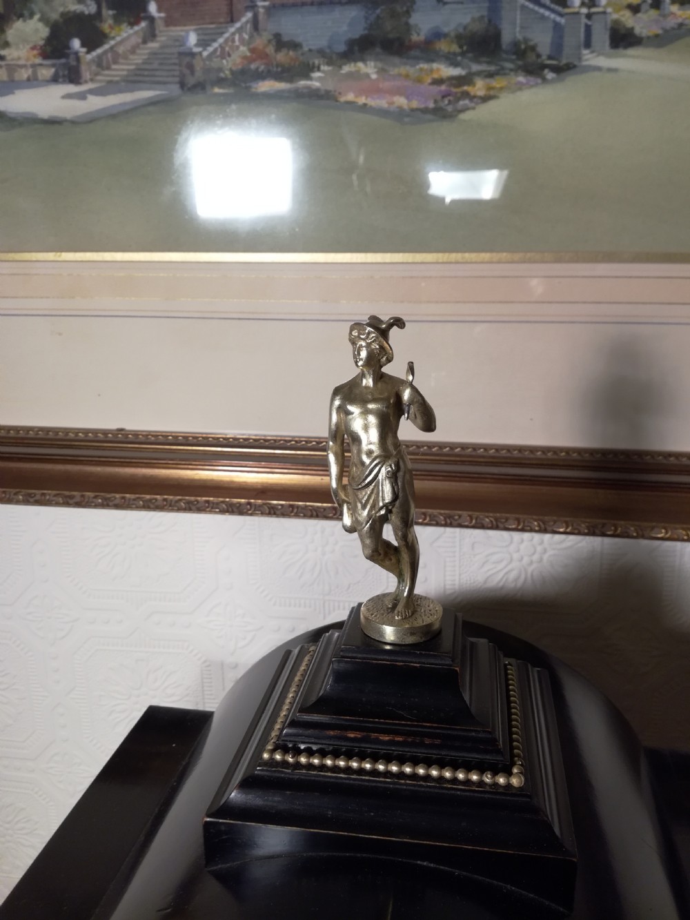 Outstanding Ebonised 8 Bells Bracket, Mantel Clock. View VI