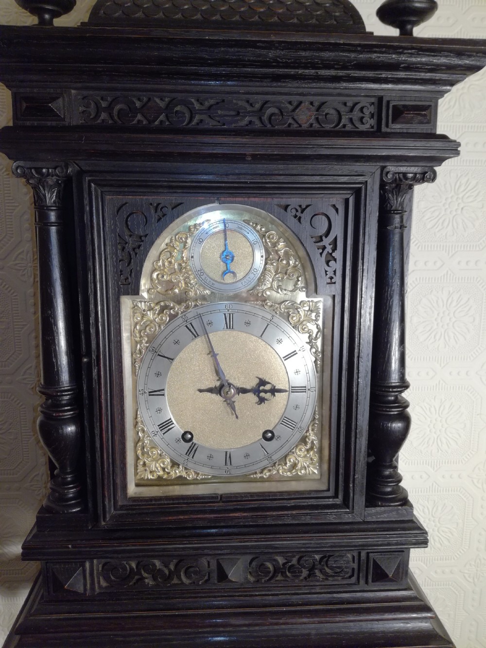 Huge Ebonised Quarter-Striking W&H Bracket Clock View IV