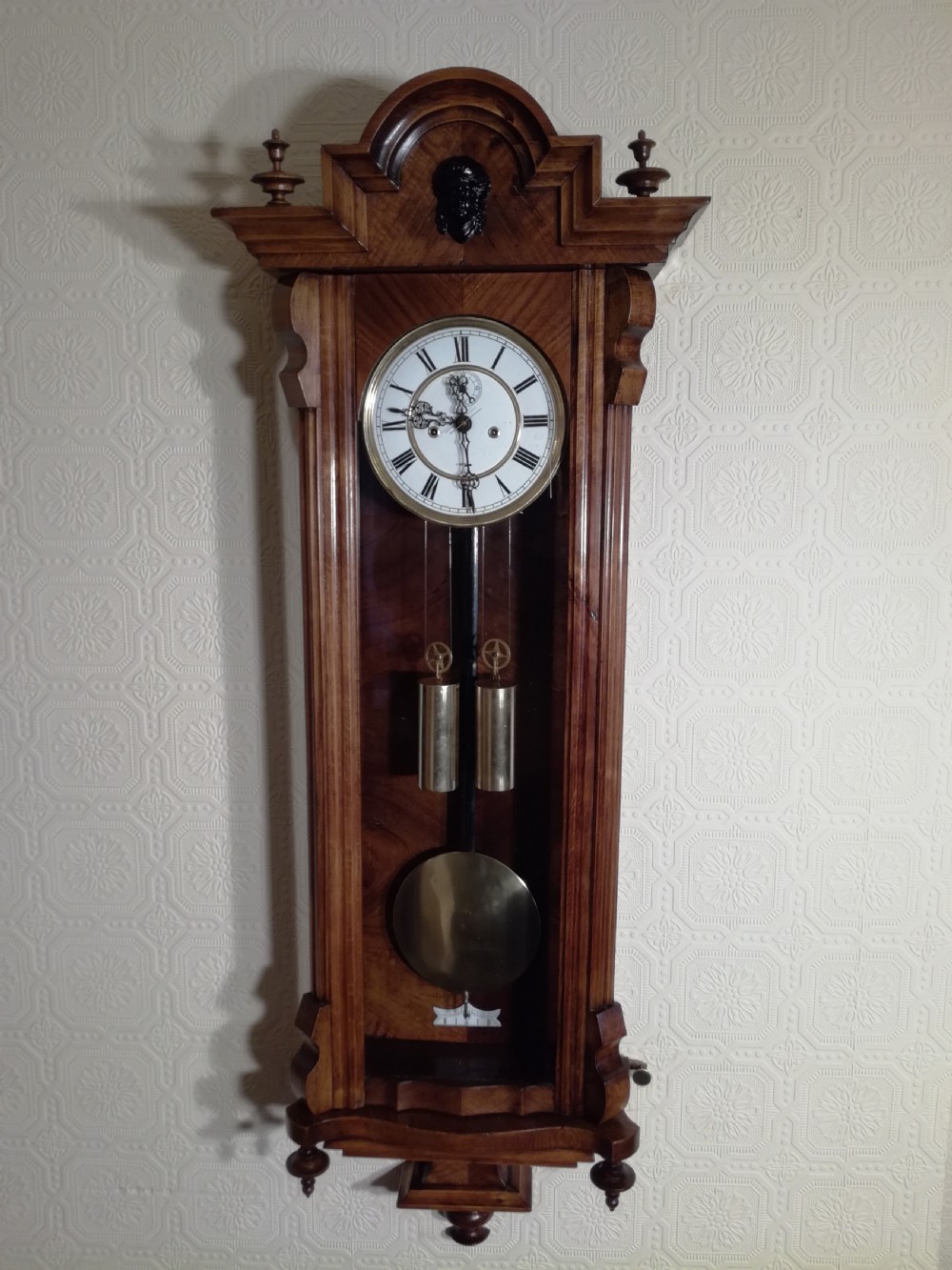 Double-weight Vienna Wall Clock