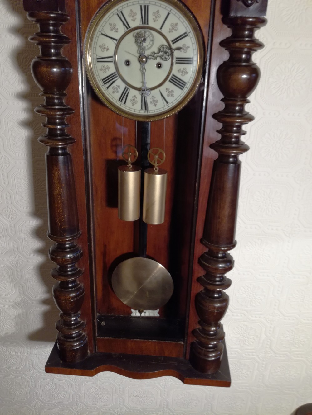 GUSTAV BECKER VIENNA WALL CLOCK View III