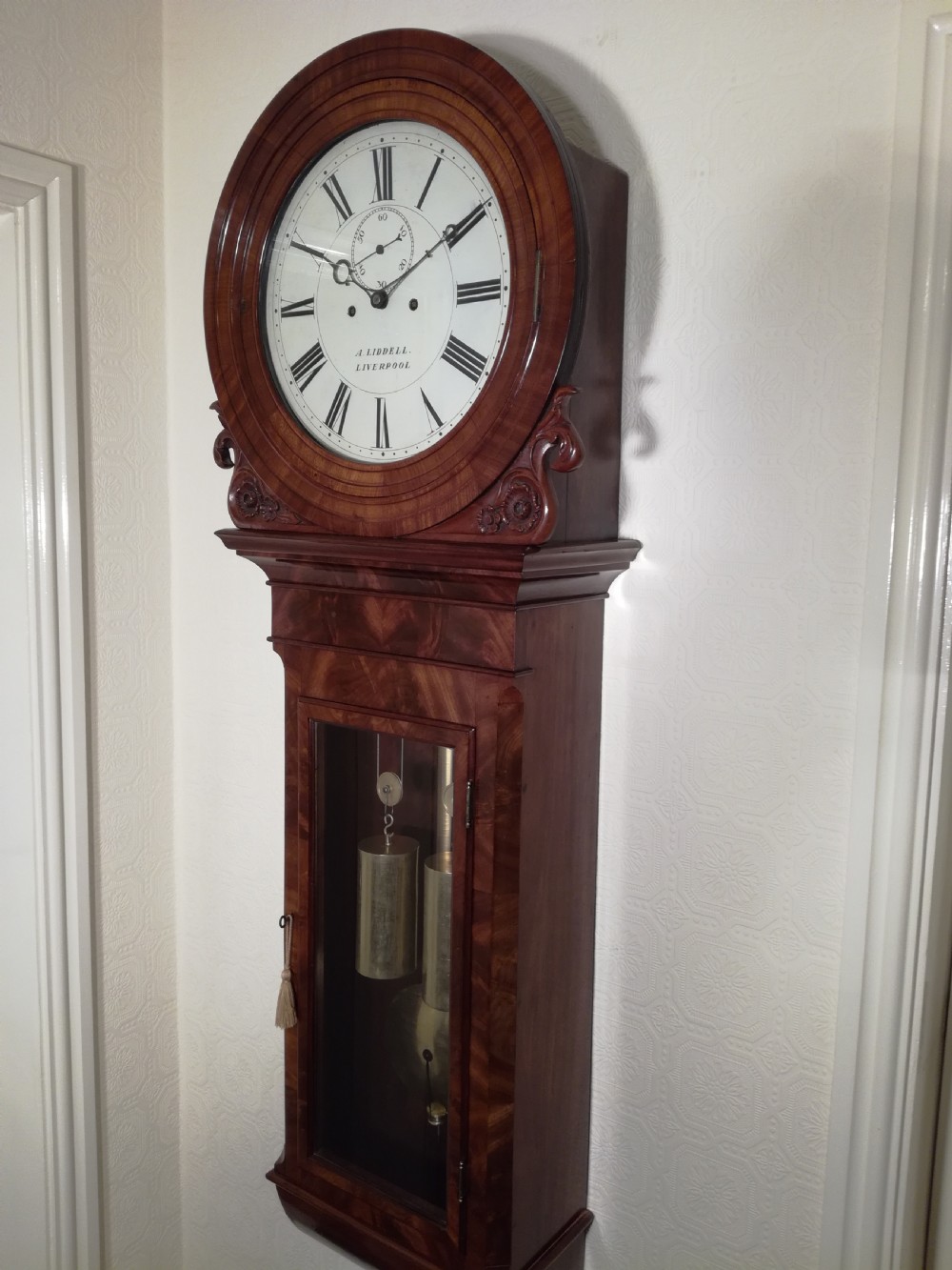 Magnificant Tavern-Style Regulator Wall Clock View II