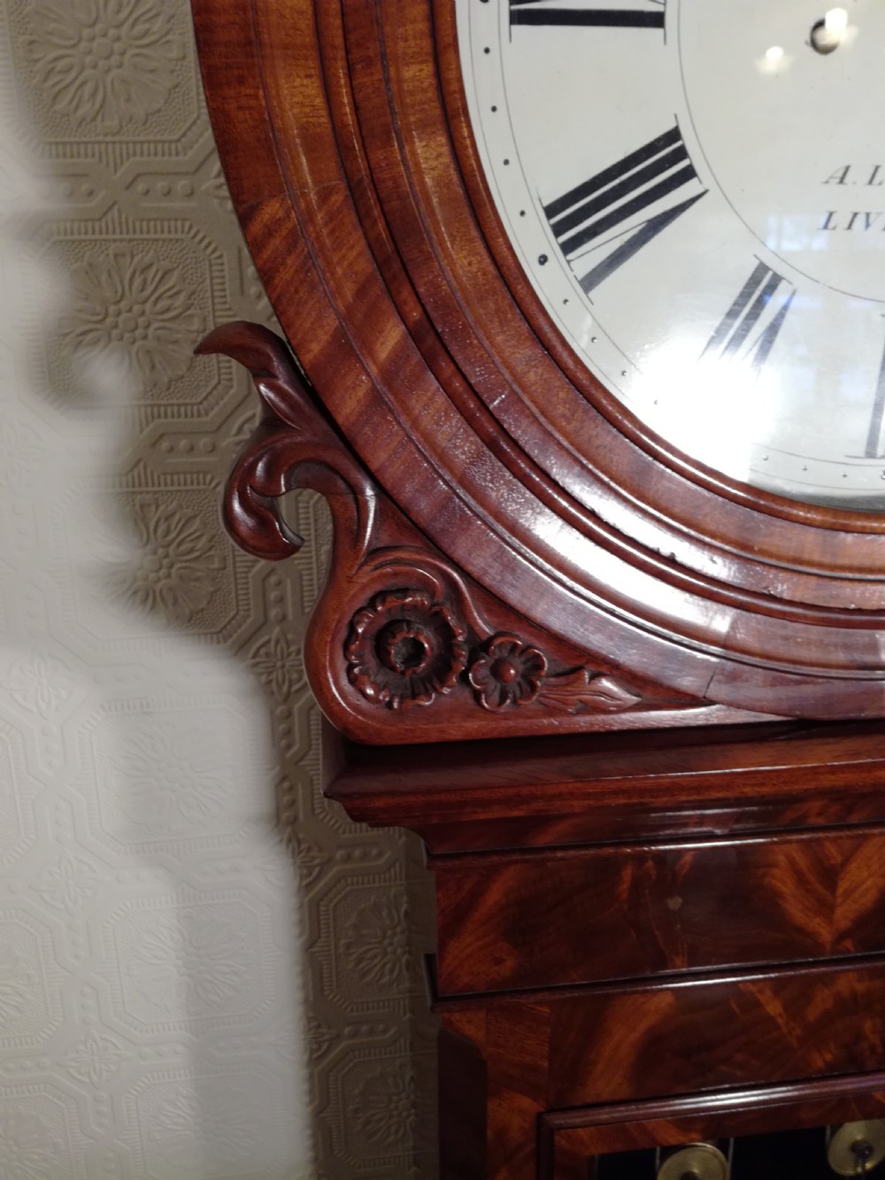Magnificant Tavern-Style Regulator Wall Clock View VIII