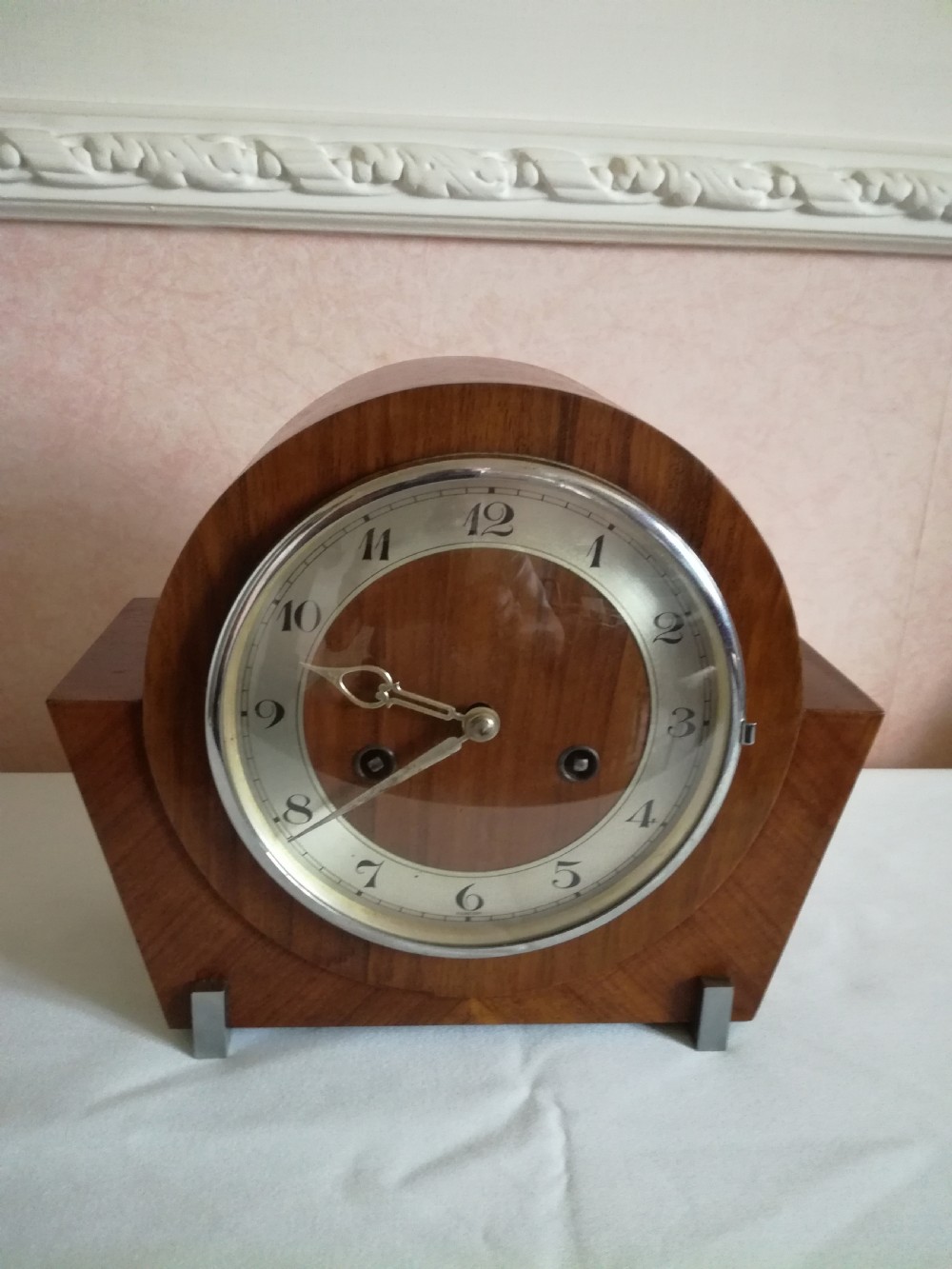 Art-Deco Style Striking Mantel Clock
