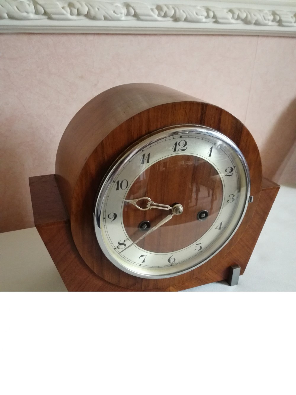 Art-Deco Style Striking Mantel Clock View III