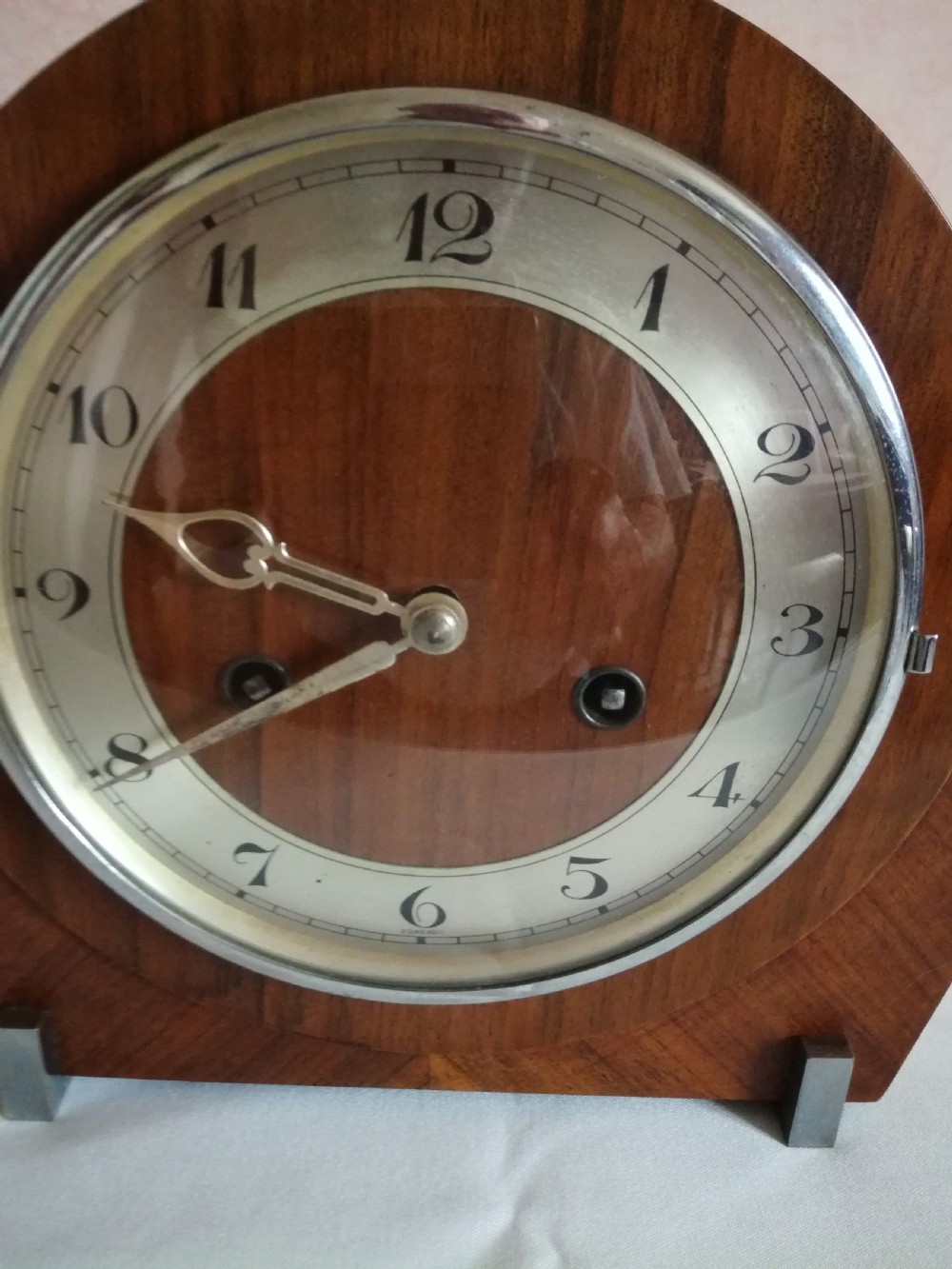 Art-Deco Style Striking Mantel Clock View IV