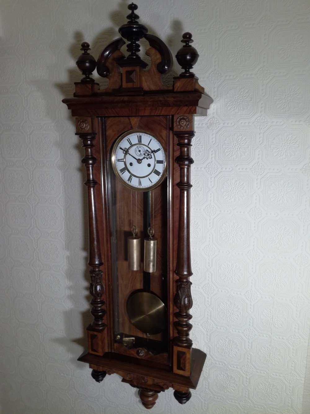Gustav Becker Vienna Wall Clock.