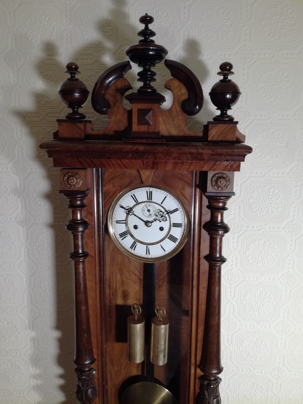 Gustav Becker Vienna Wall Clock. View II