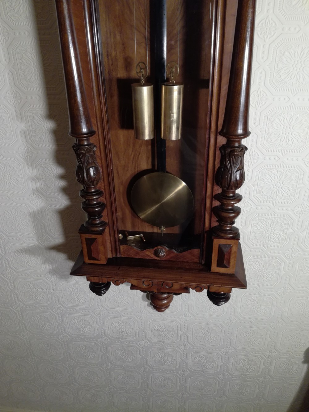 Gustav Becker Vienna Wall Clock. View III