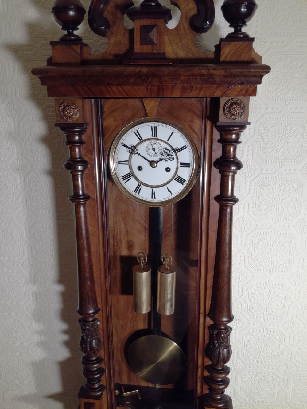 Gustav Becker Vienna Wall Clock. View V
