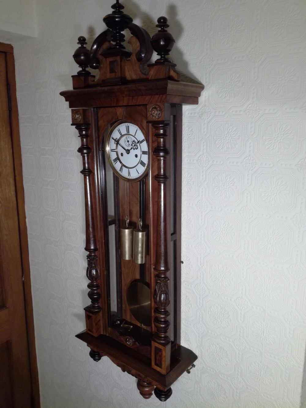 Gustav Becker Vienna Wall Clock. View VI