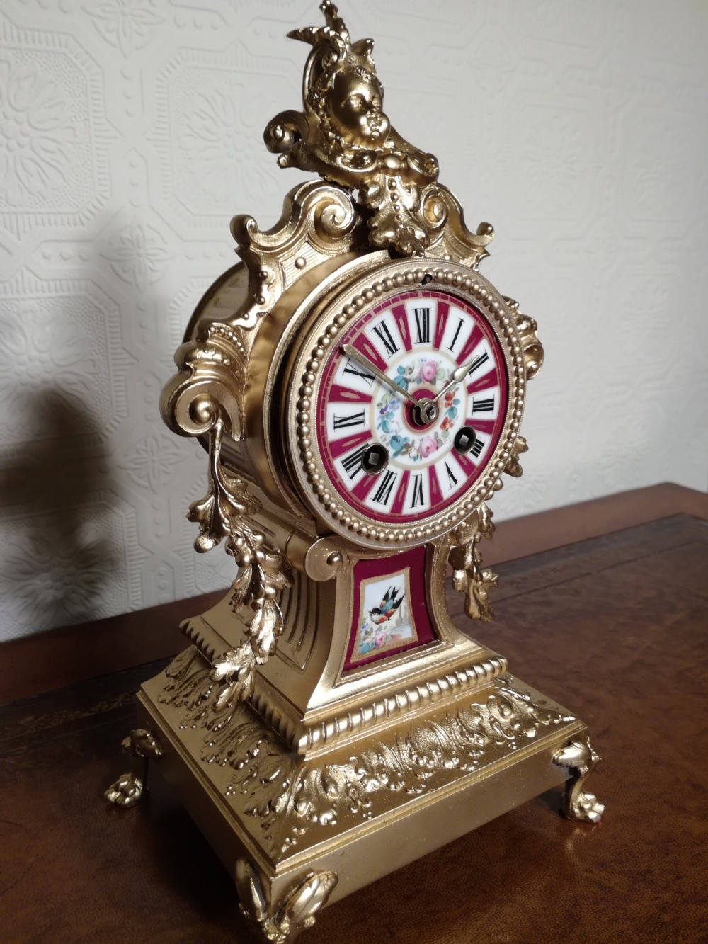 Antique 19thC French Mantel/Table Clock. View II