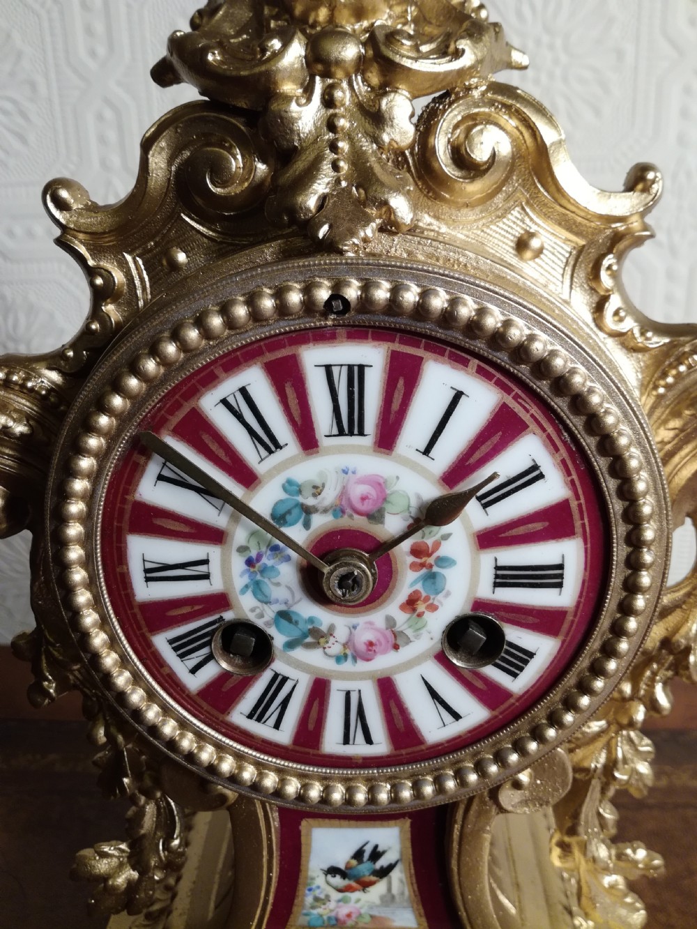 Antique 19thC French Mantel/Table Clock. View IV