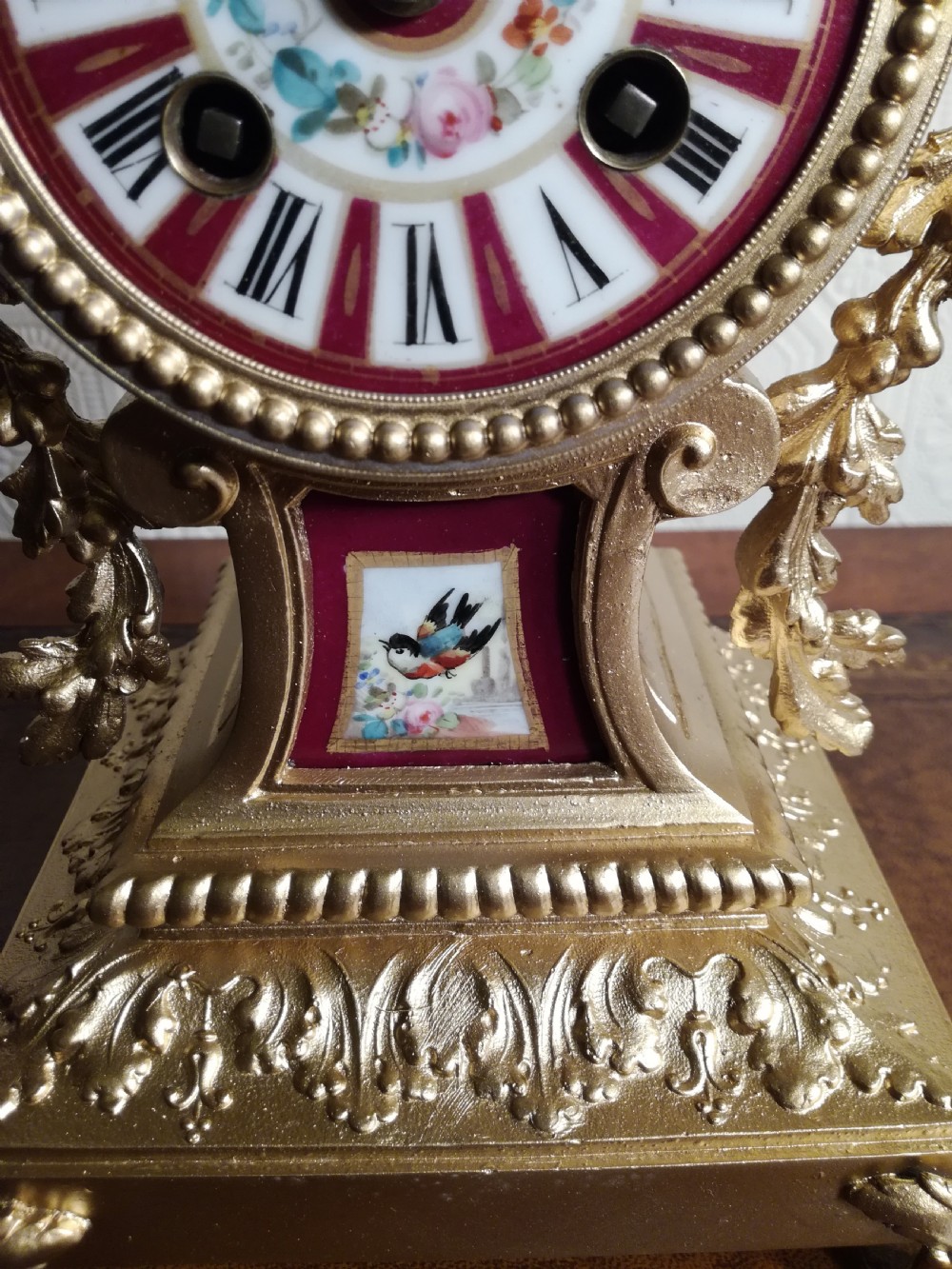 Antique 19thC French Mantel/Table Clock. View V