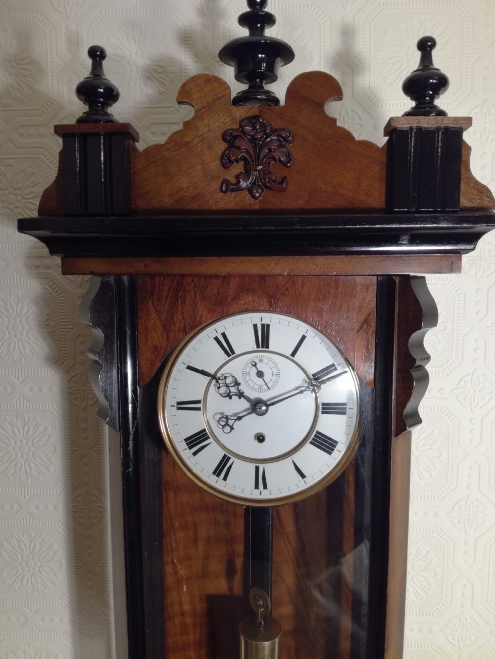 Gustav Becker Single-Weight Vienna Wall Clock View II