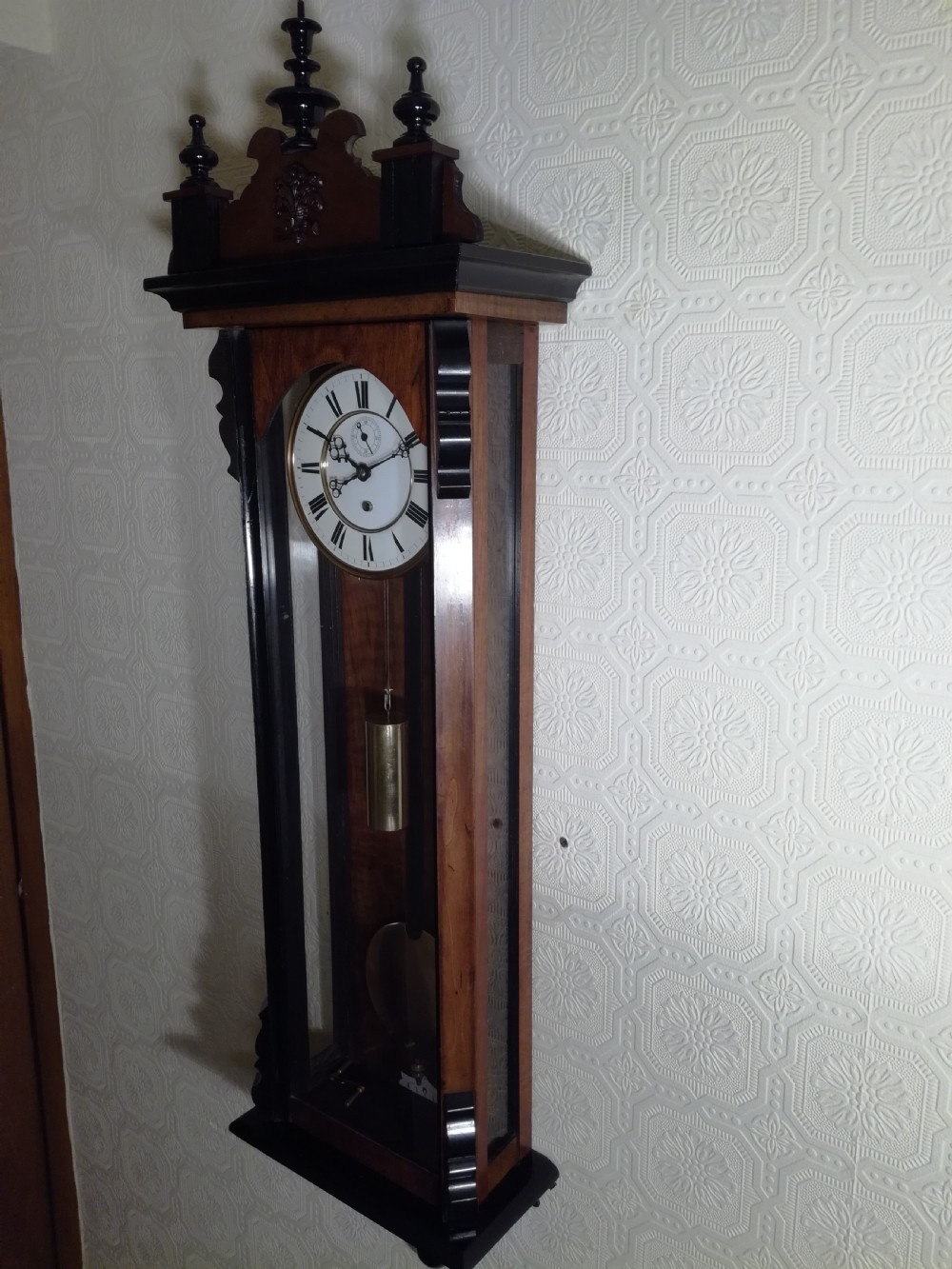 Gustav Becker Single-Weight Vienna Wall Clock View V