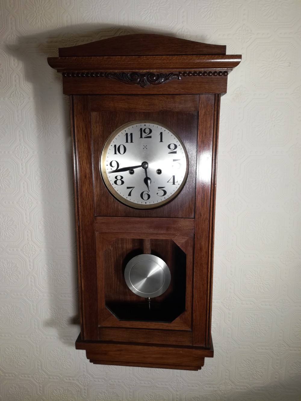 Arts & Crafts Striking Wall Clock. HAC.