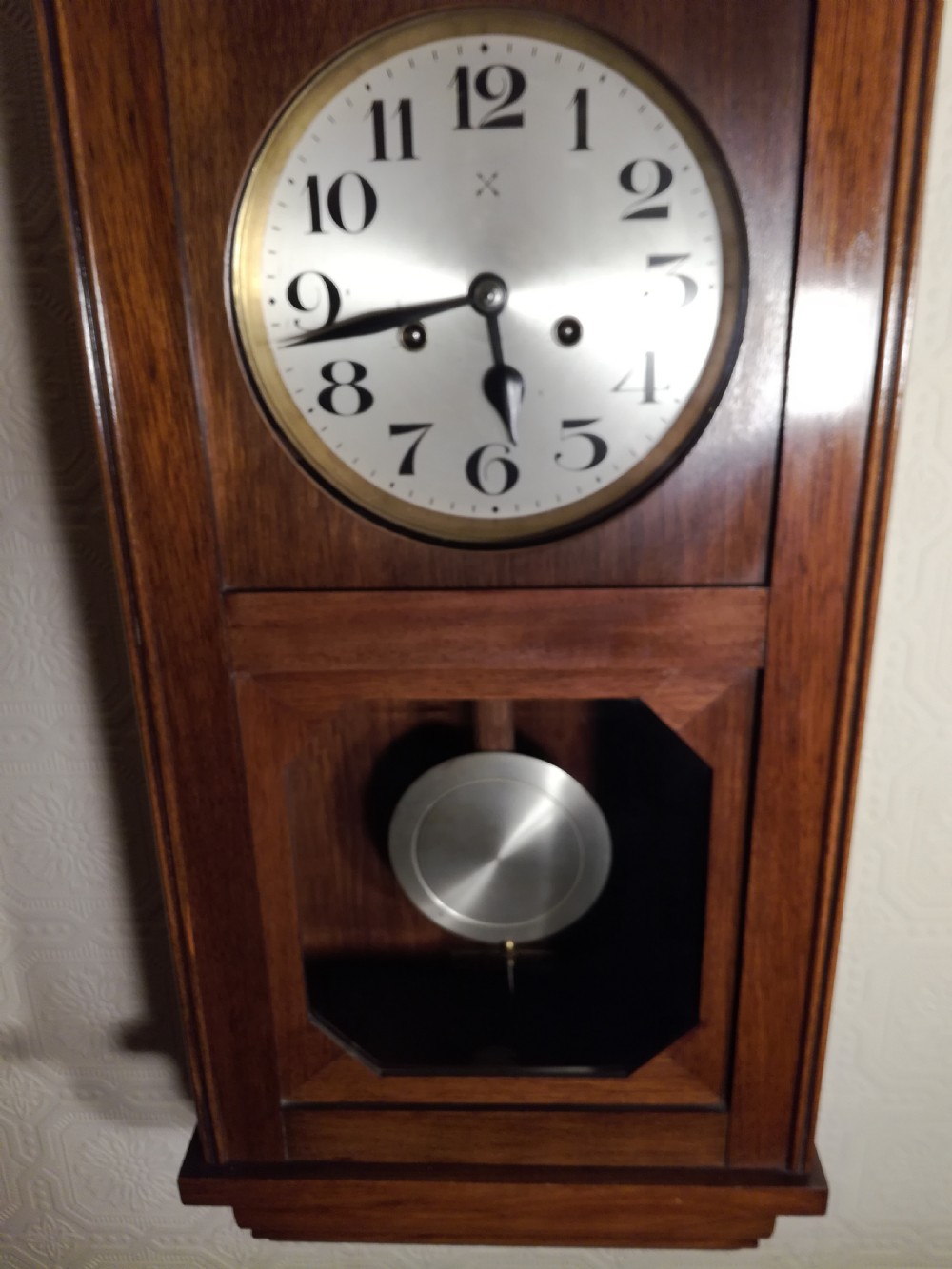Arts & Crafts Striking Wall Clock. HAC. View III