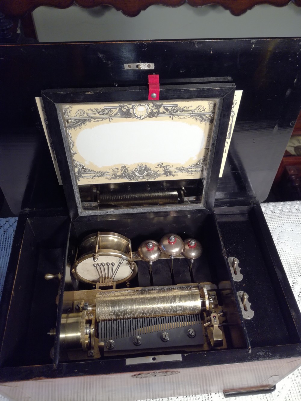 Swiss Orchestral Music Box. Fully overhauled. View VI