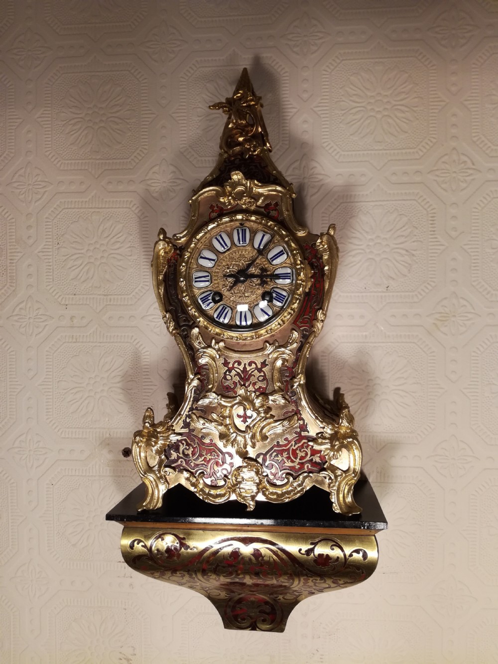 Louis XV Style Boulle Bracket Clock