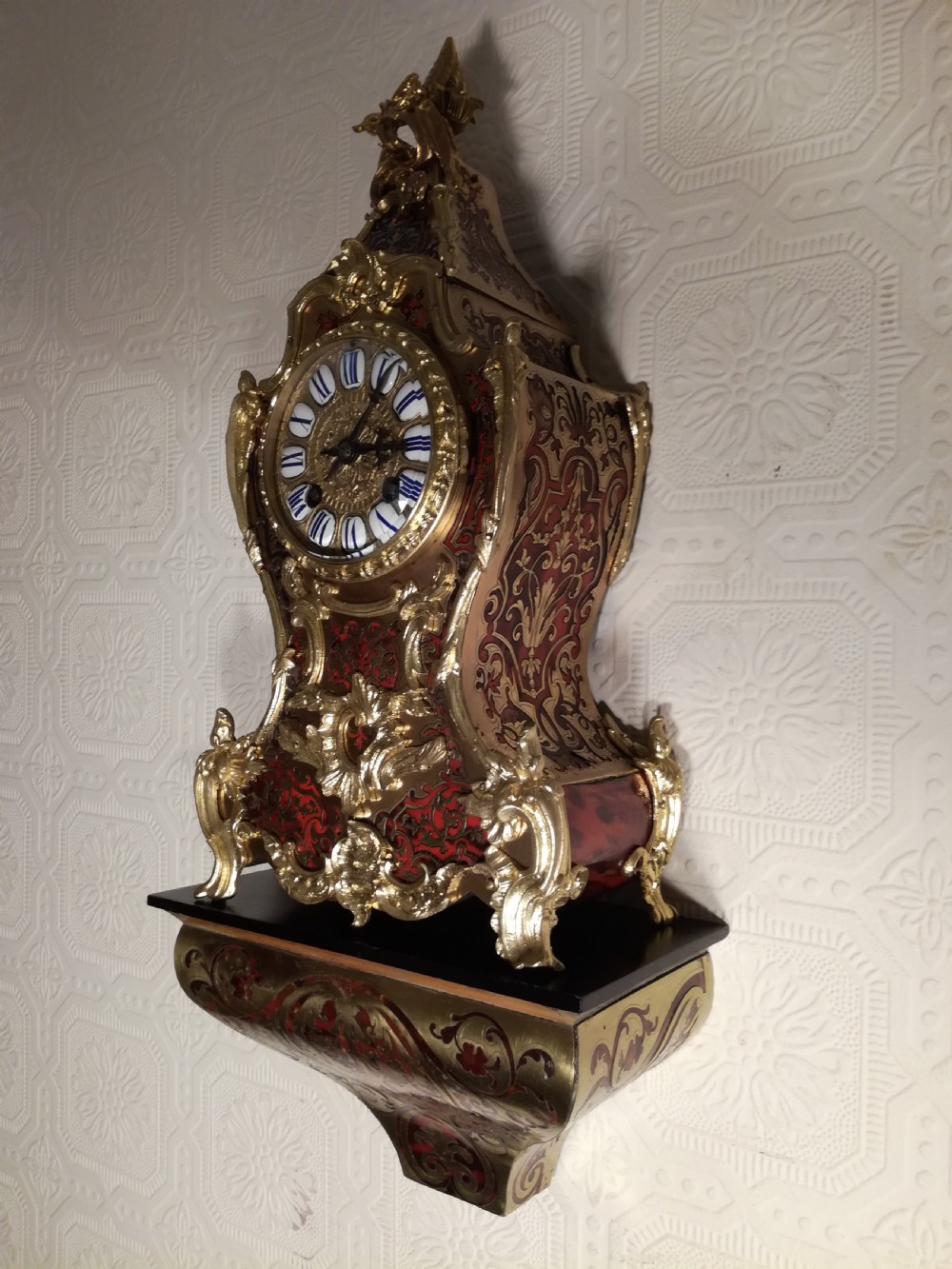 Louis XV Style Boulle Bracket Clock View II