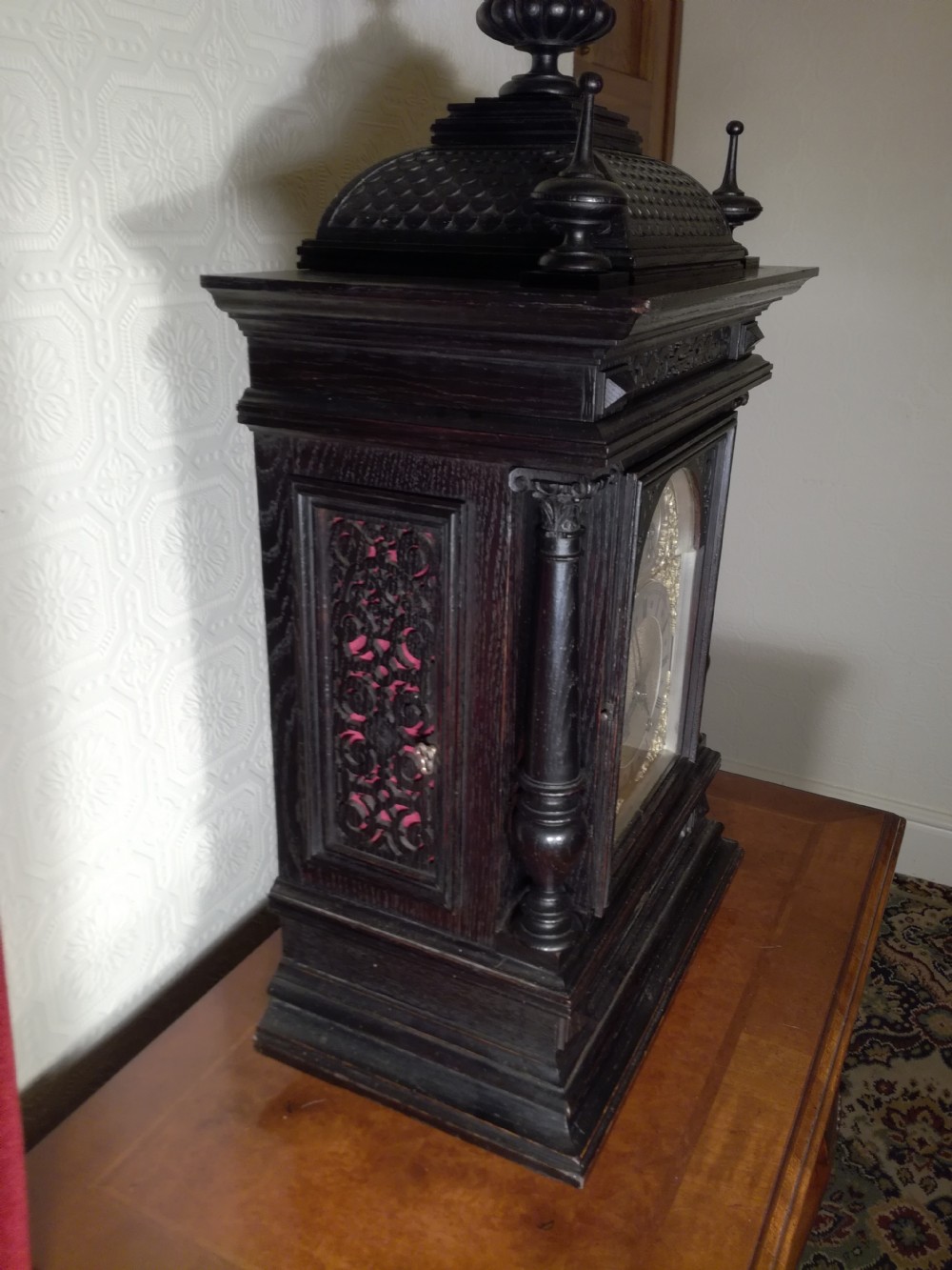 Huge Ebonised Quarter-Striking W&H Bracket Clock View VIII