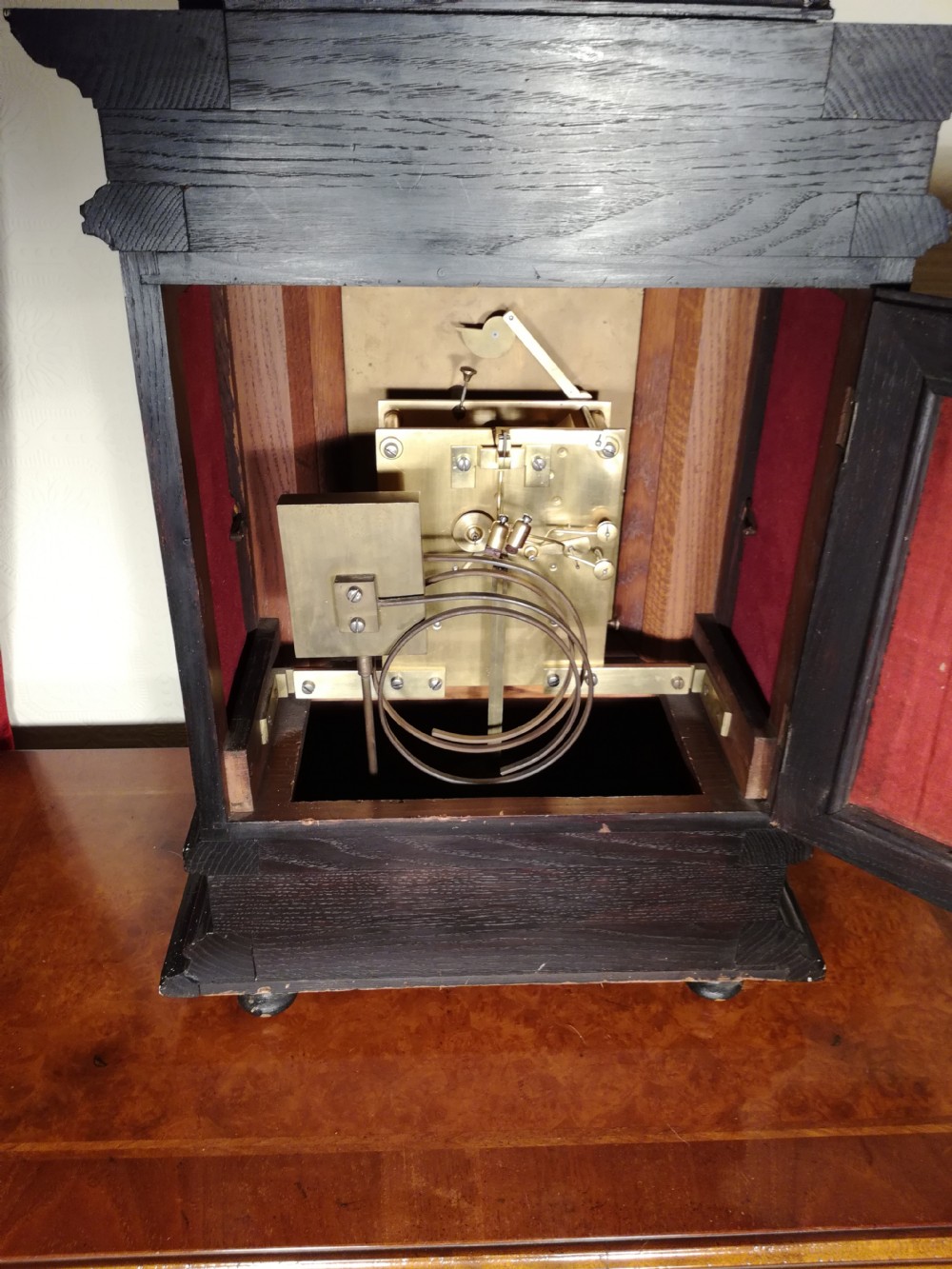 Huge Ebonised Quarter-Striking W&H Bracket Clock View X