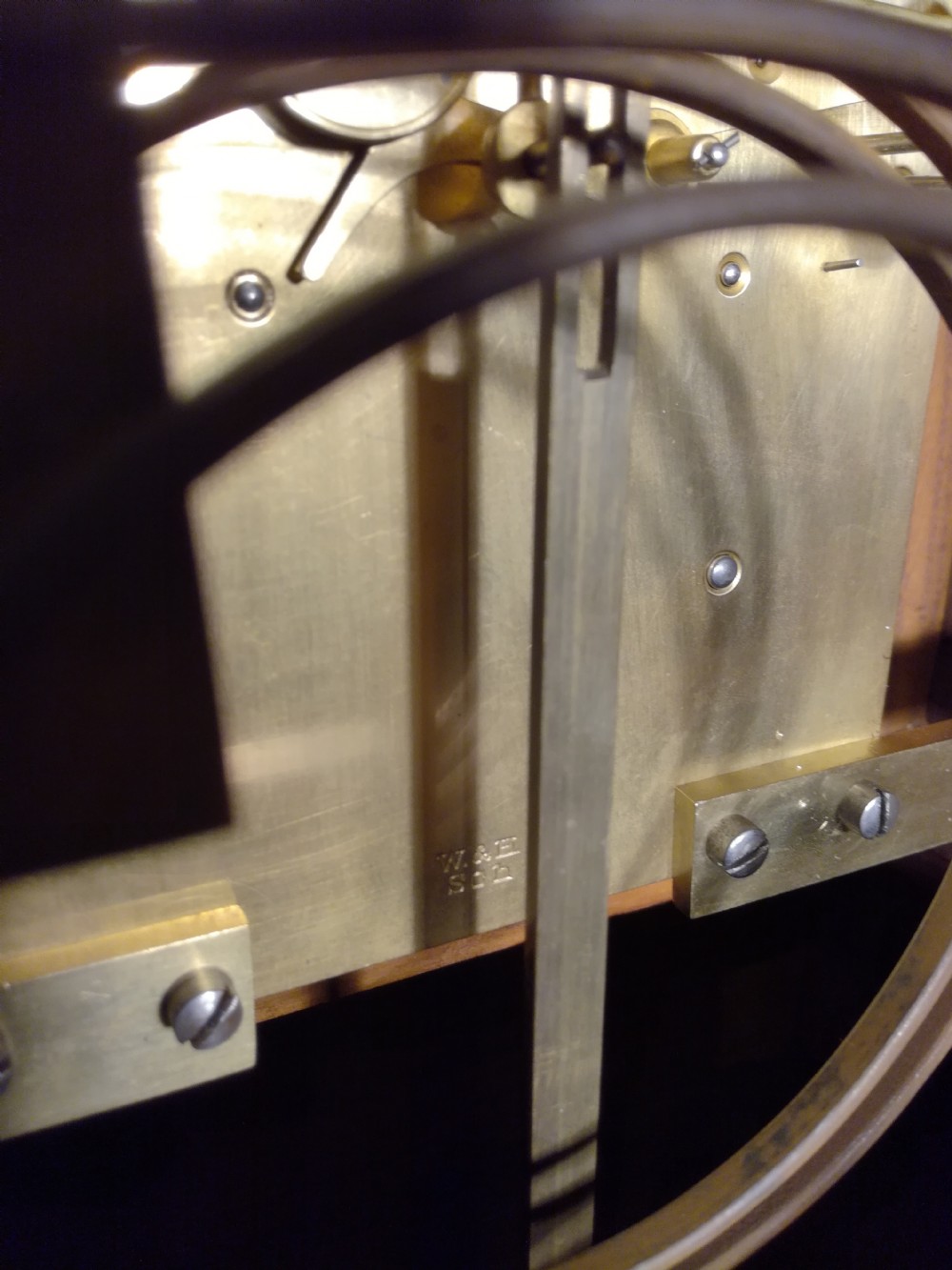 Huge Ebonised Quarter-Striking W&H Bracket Clock View XI