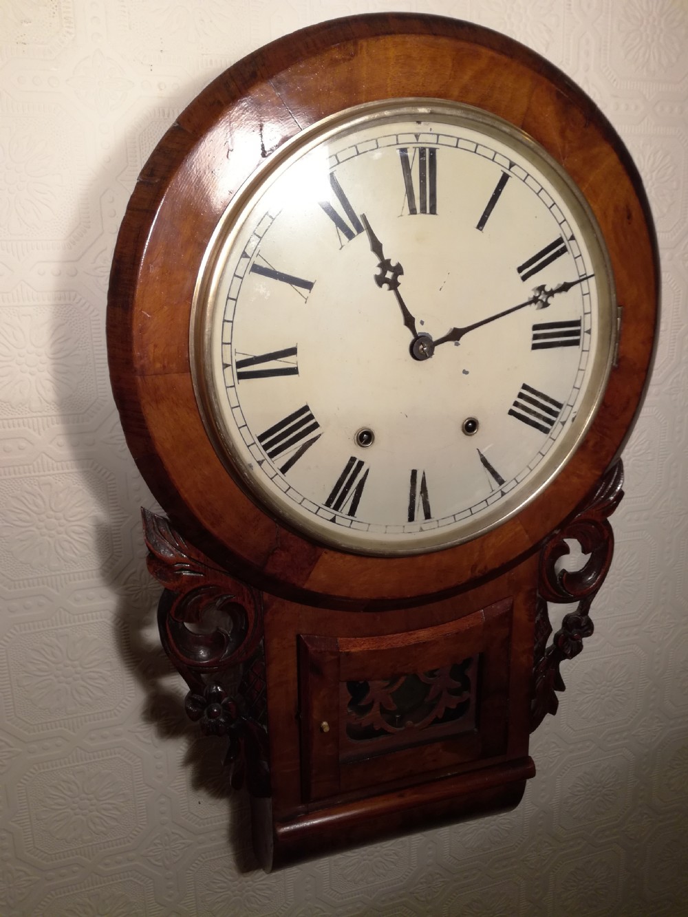 Dropdial Striking Wall Clock View IV