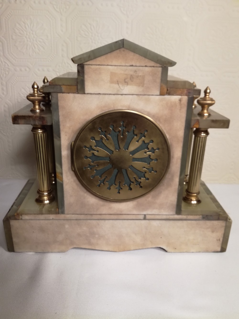Green Marble Mantel Clock View VII