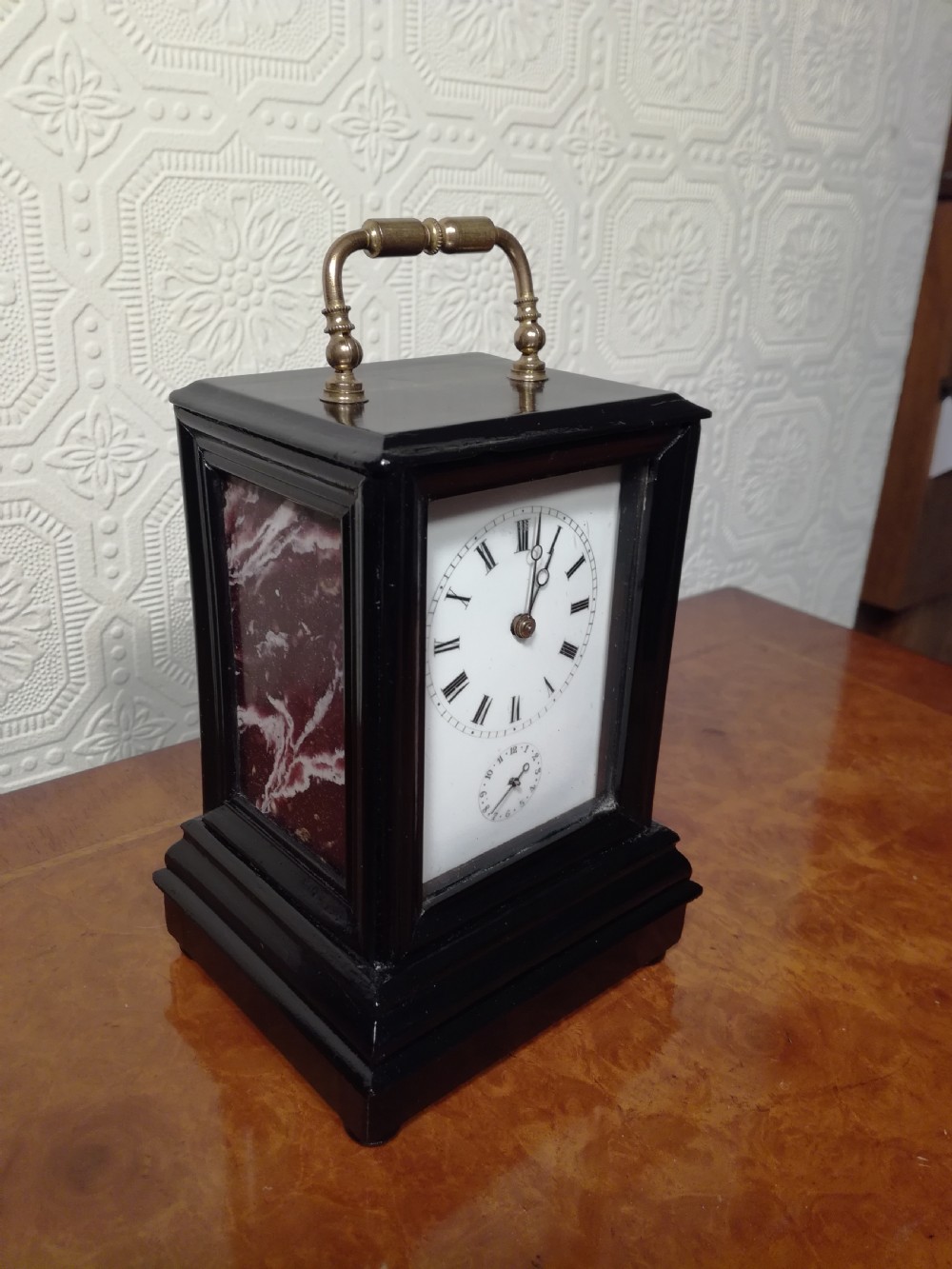 Unusual Early Ebonised Alarm Carriage Clock.
Duplex Escapement View III