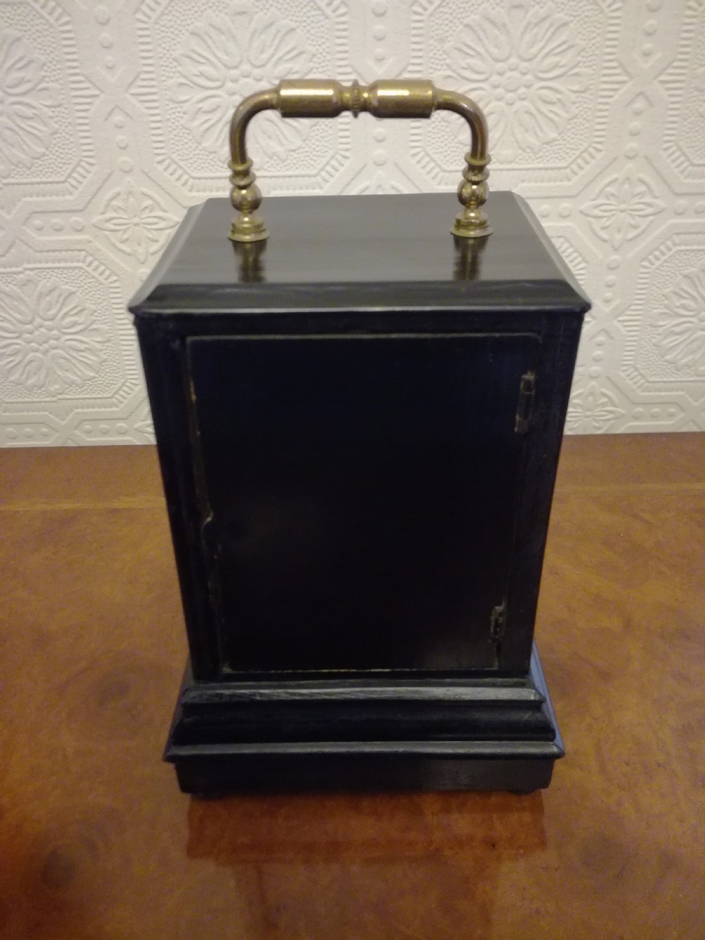 Unusual Early Ebonised Alarm Carriage Clock.
Duplex Escapement View V