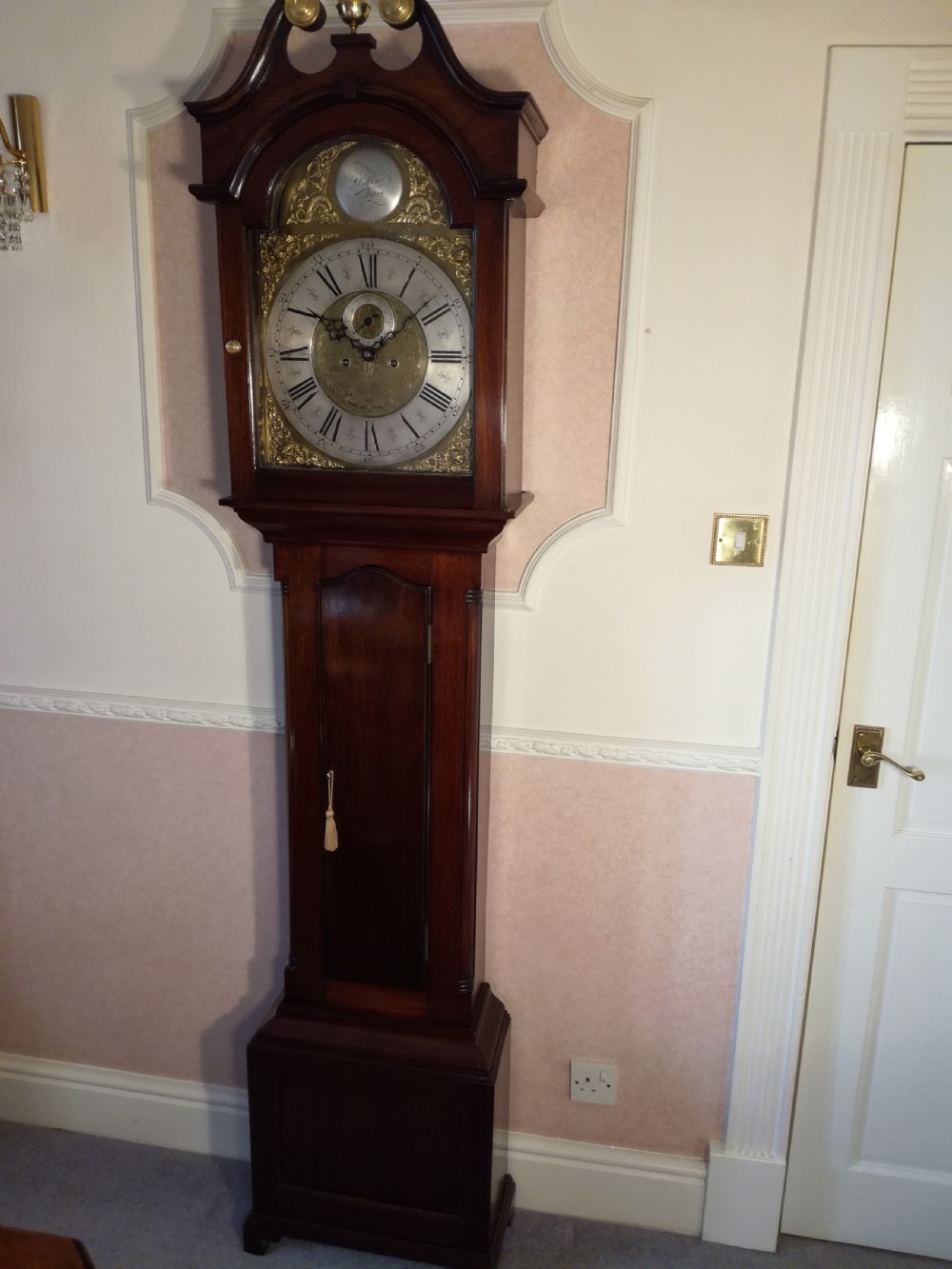 Superb Geo.3rd Scottish Longcase Clock.
DOBBIE of FALKIRK.